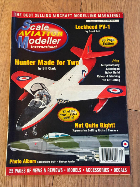 Scale Aviation Modeller International Magazine - April 1998