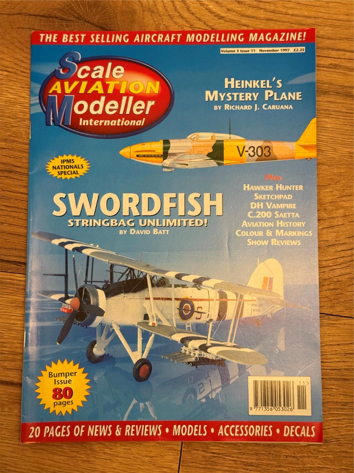 Scale Aviation Modeller International Magazine - November 1997