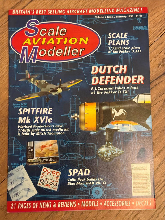 Scale Aviation Modeller Magazine - February 1996