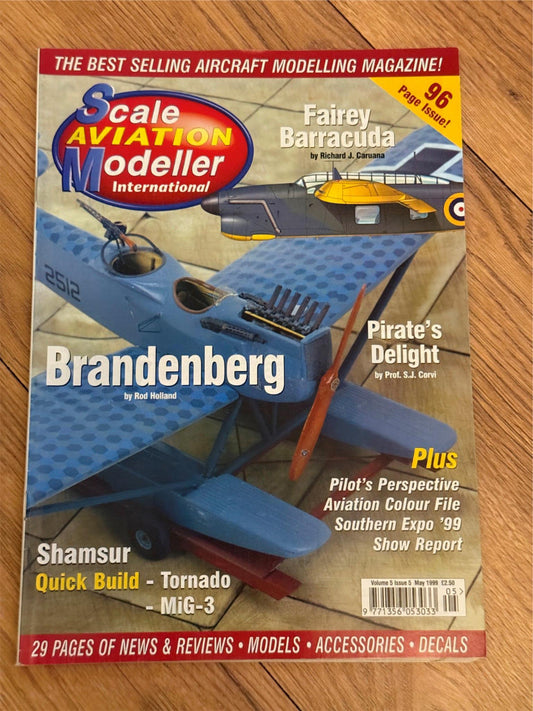 Scale Aviation Modeller International Magazine - May 1999 - Fairey Barracuda