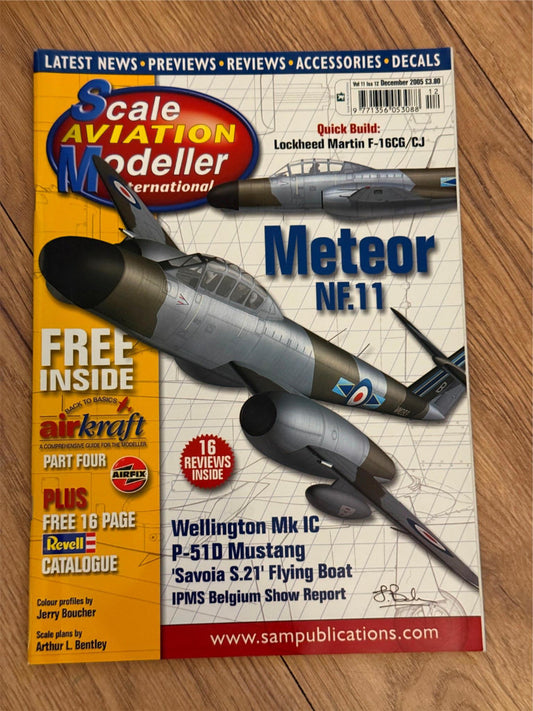 Scale Aviation Modeller International Magazine - December 2005 - Meteor MF11