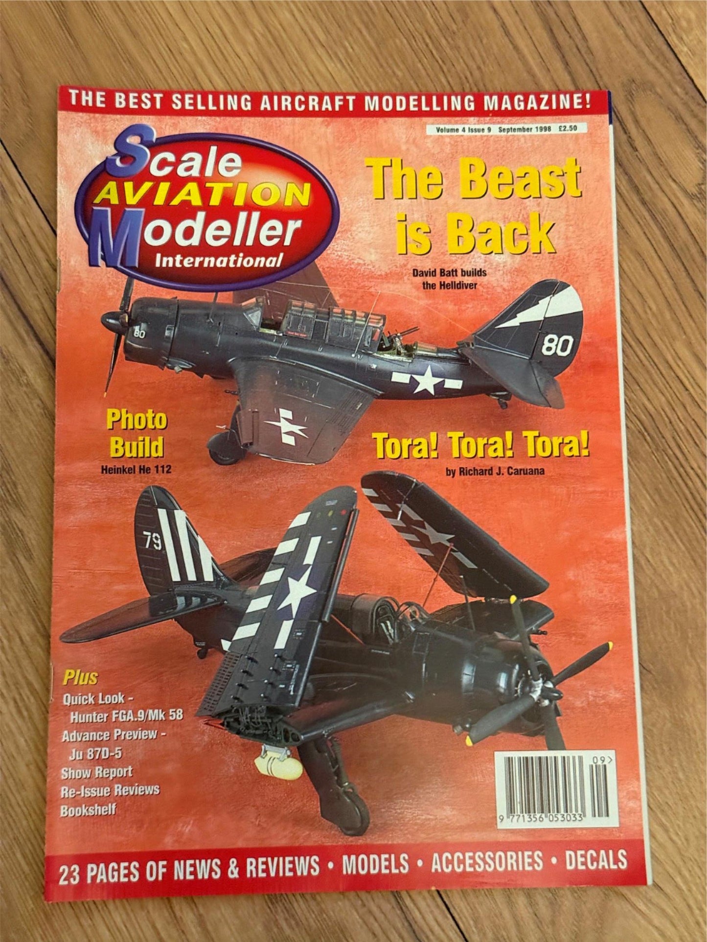 Scale Aviation Modeller International Magazine - September 1998