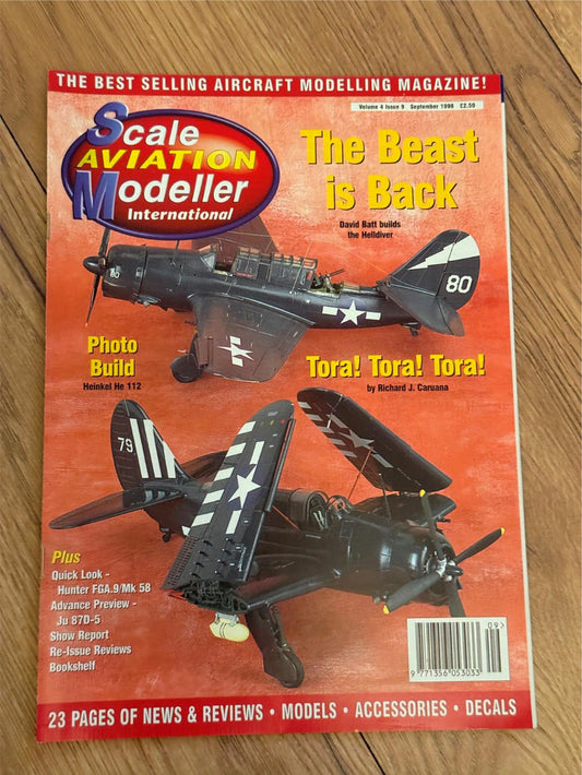 Scale Aviation Modeller International Magazine - September 1998