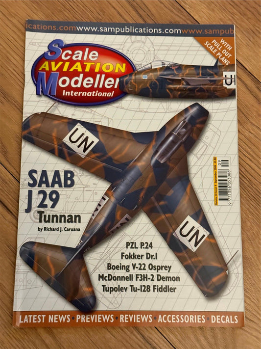 Scale Aviation Modeller International Magazine - September 2004 - Saab J29