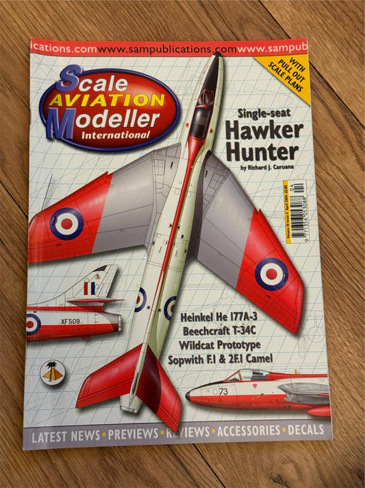 Scale Aviation Modeller International Magazine - April 2004 - Hawker Hunter