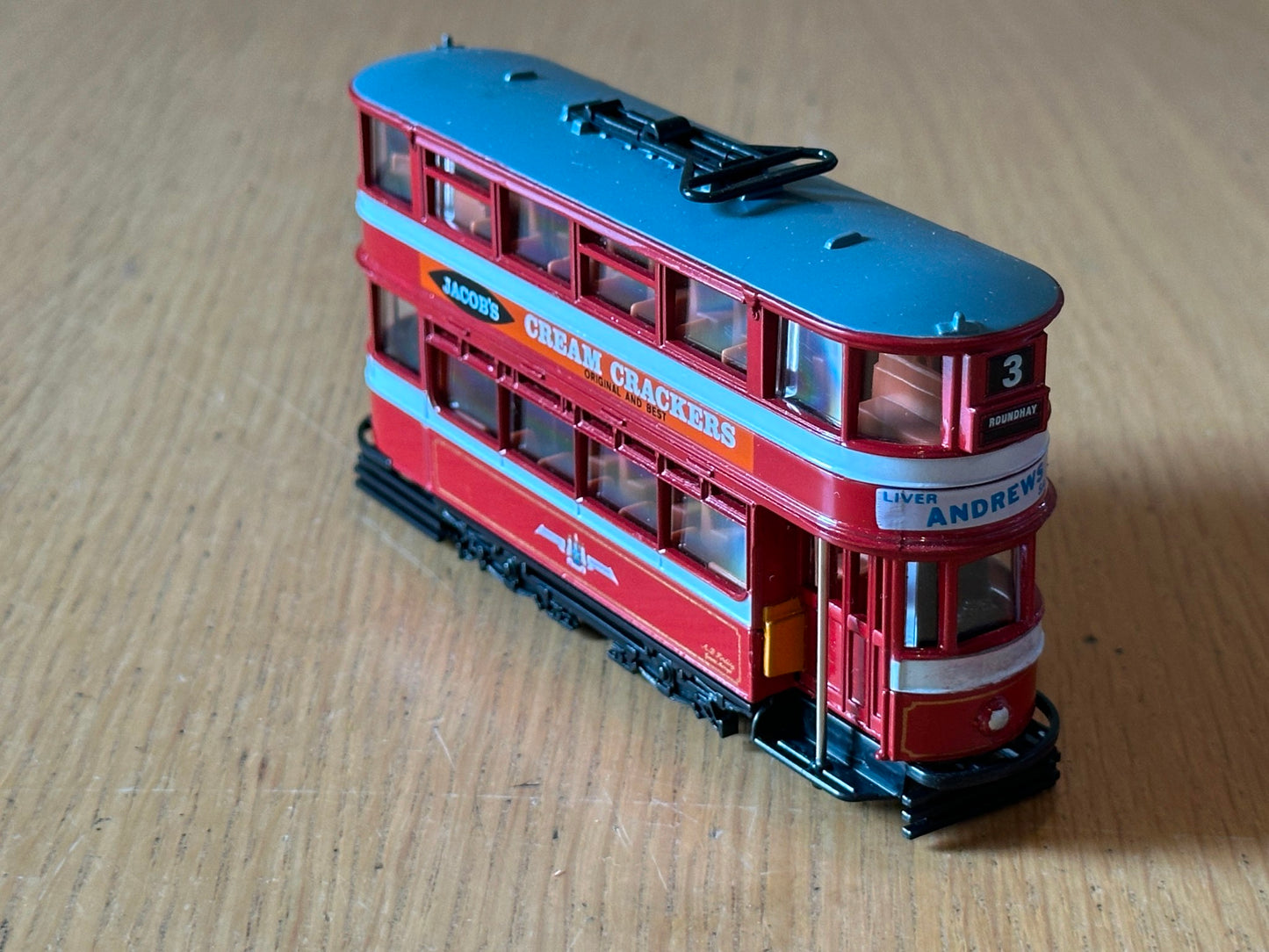 EFE 13403 Leeds City Transport Horsfield Tram - 'Jacob's Cream Crackers'