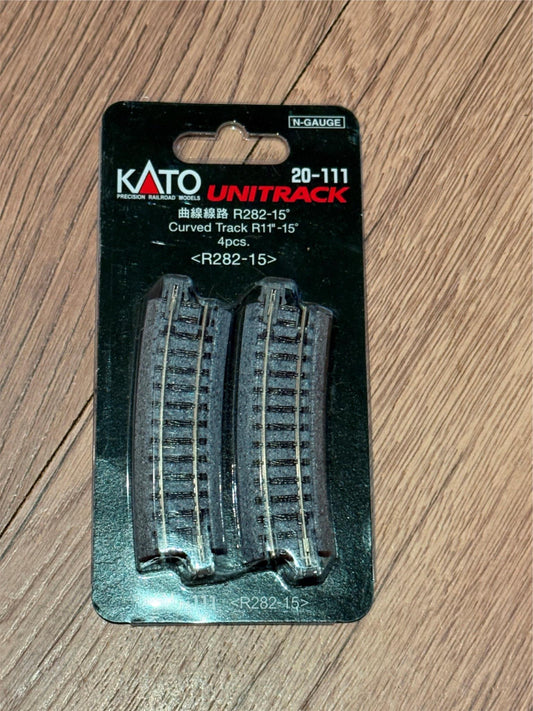 Kato Unitrack 20-111 Curved Track R11-15- N Gauge