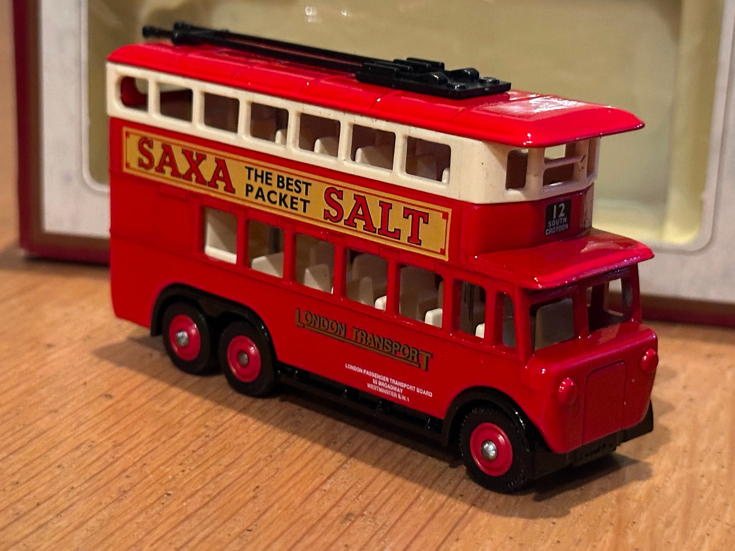 Days Gone Premier - 41006 Saxa Salt 1928 Karrier E6 Trolley Bus