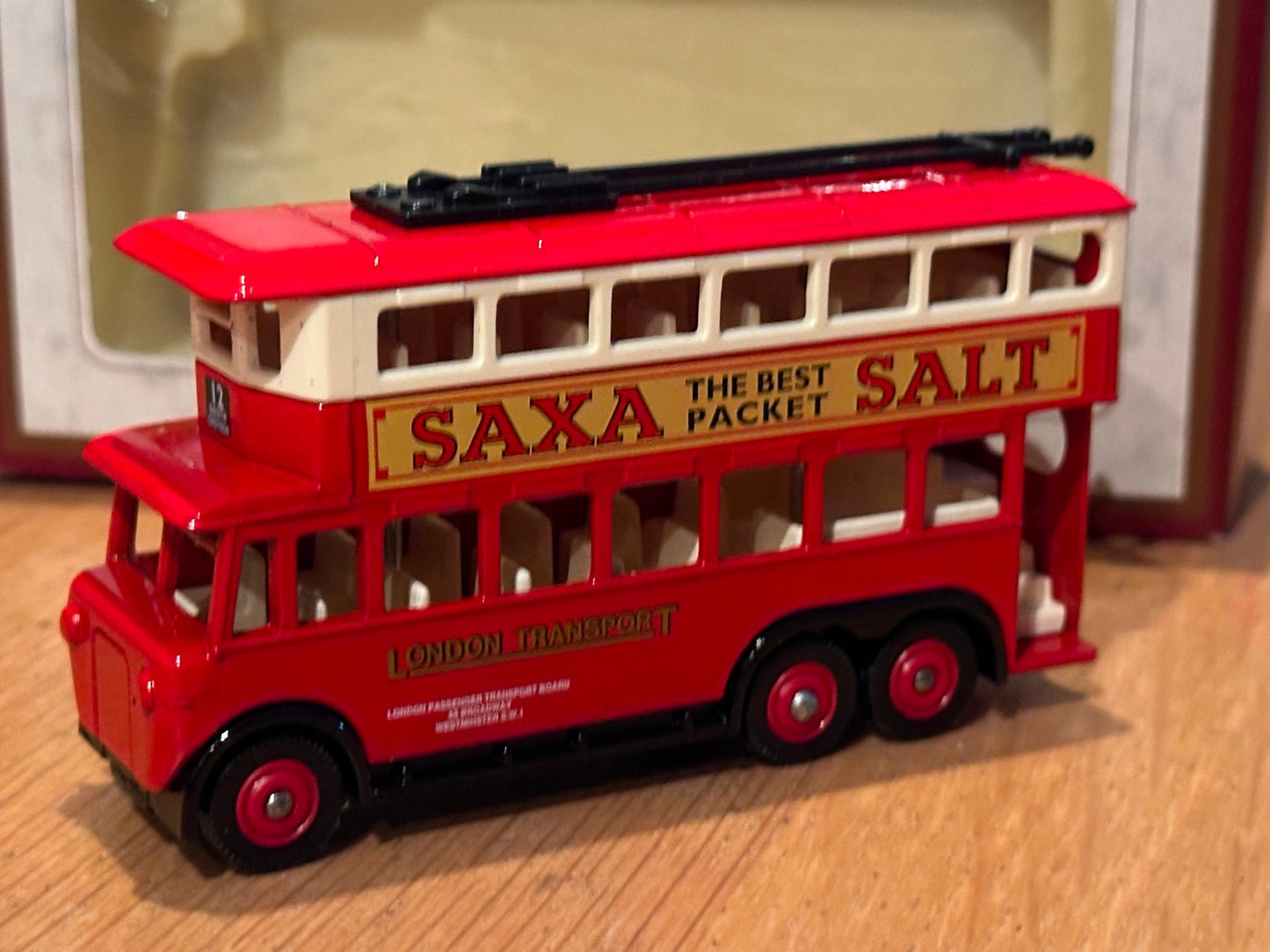 Days Gone Premier - 41006 Saxa Salt 1928 Karrier E6 Trolley Bus