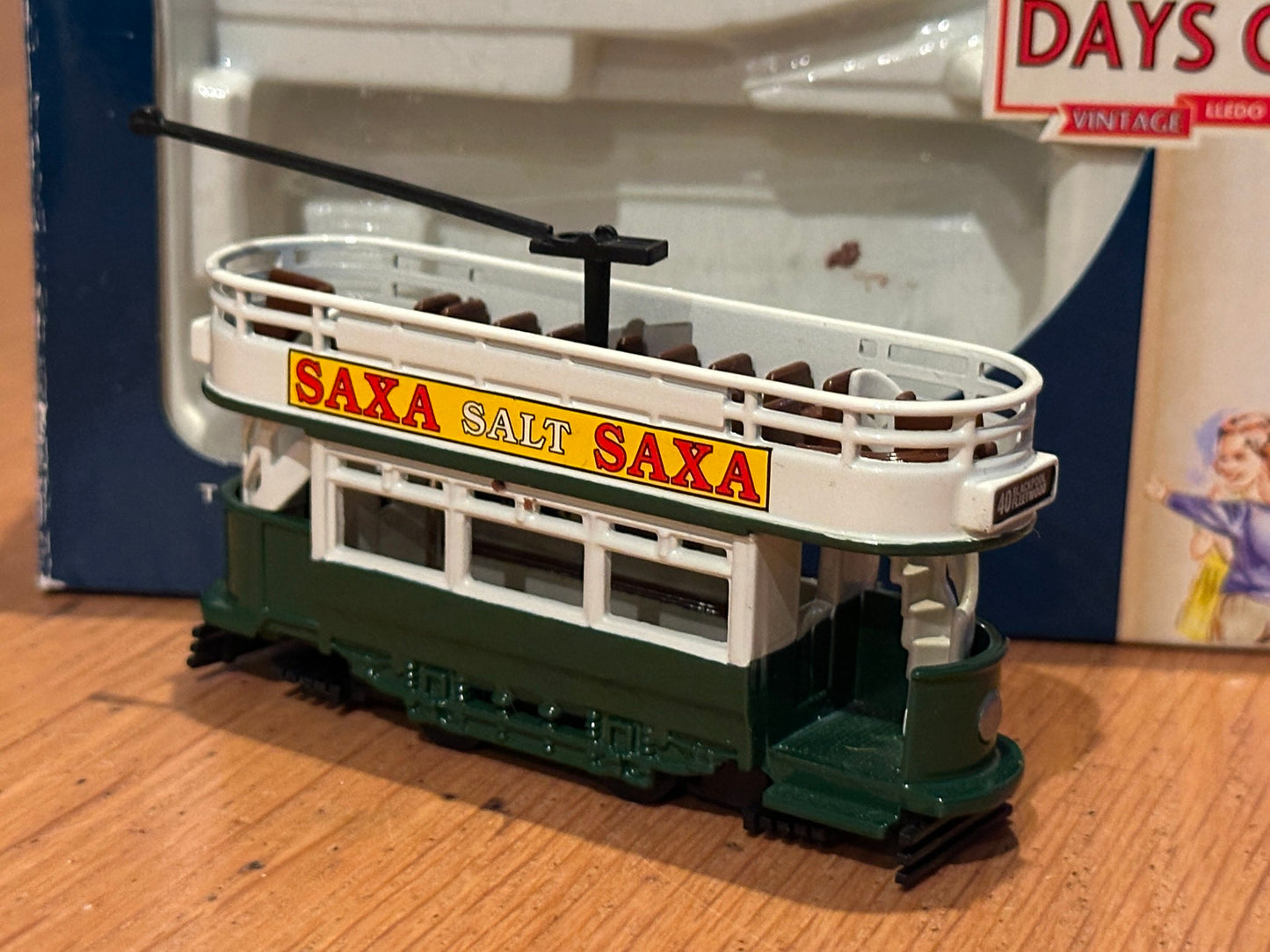 Days Gone Dick Kerr Tram - 109002 - Saxa Salt - Blackpool Livery - Boxed