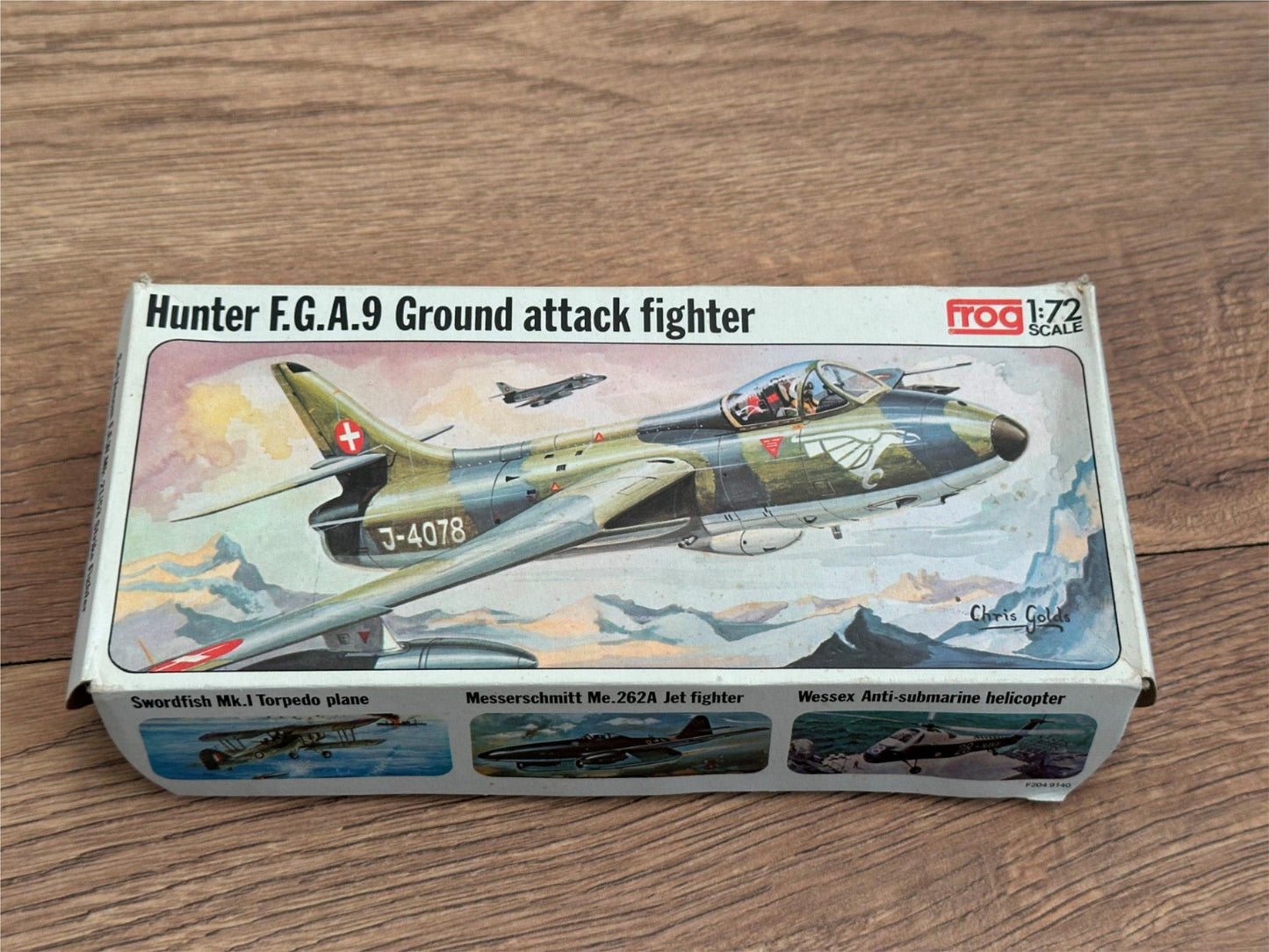 Frog Craft Model Aircraft Kit - 1:72 Hunter F.G..A.9 Ground Attack Fighter