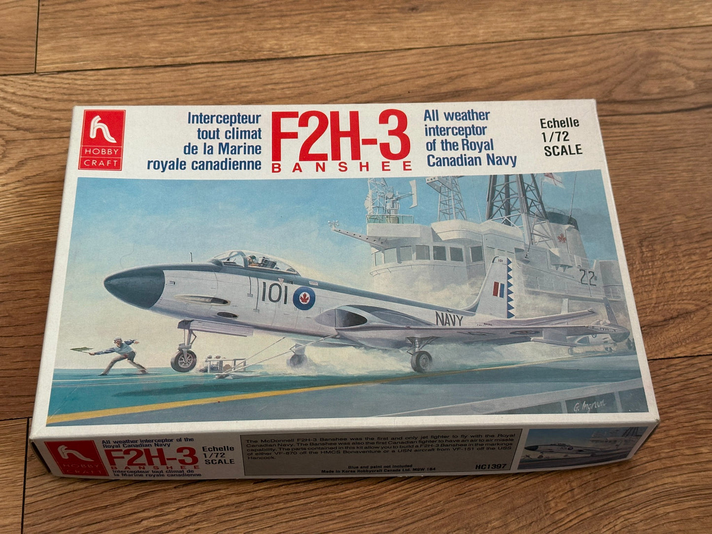 Hobby Craft Model Kit - 1:72 F2H-3 Banshee (Canadian Royal Naval Interceptor)