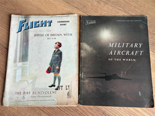 2 Editions of Flight Magzine - 1950s