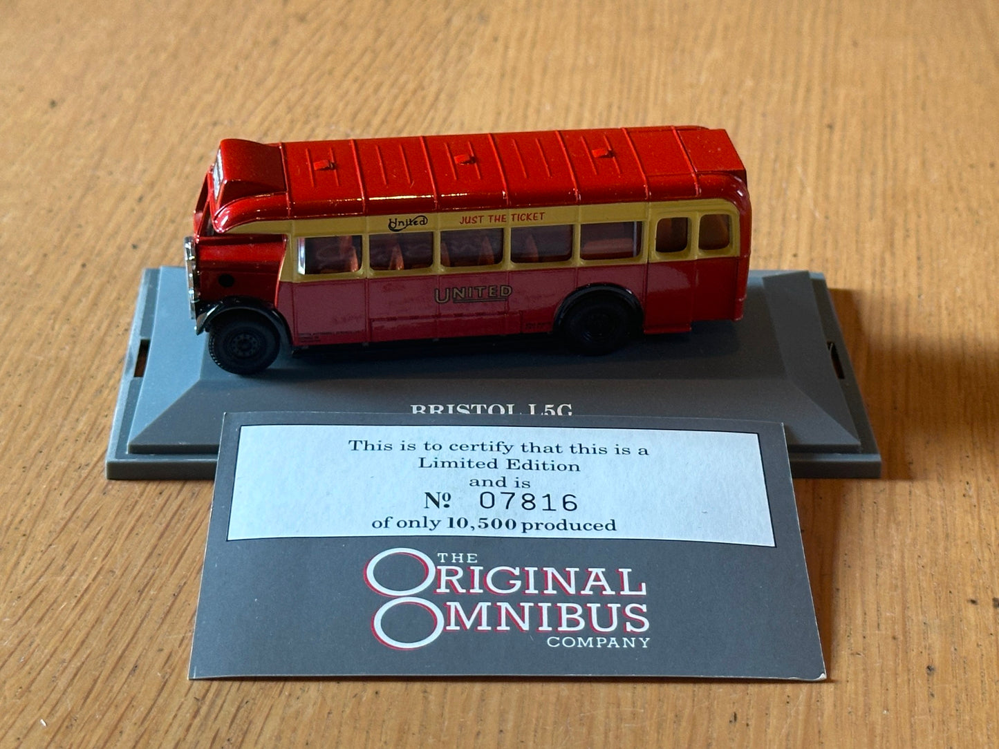 Corgi 97855 - 1:76 Bristol L5G Single Deck Bus. United Automobile Services