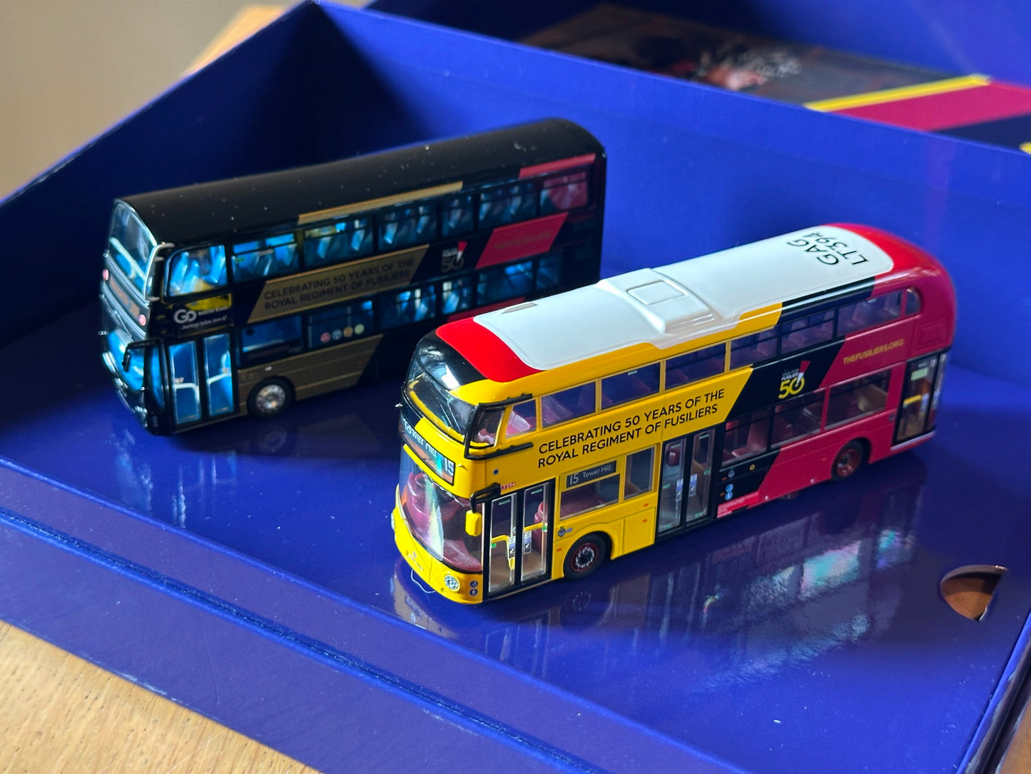 Corgi OO Gauge 1:72 Fusilier50 Wrightbus Commemorative Twin Pack