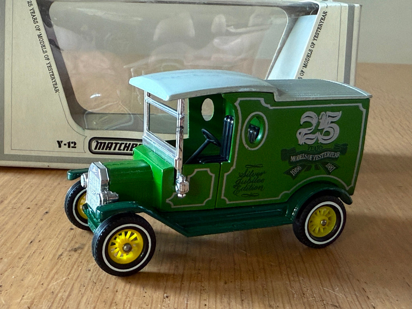 Original Matchbox Models of Yesteryear Y-12 - 1912 Ford Model T - 25 Years