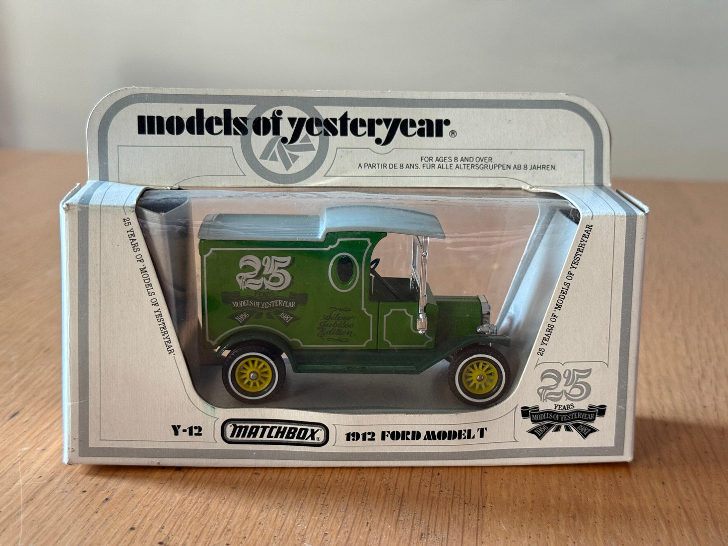 Original Matchbox Models of Yesteryear Y-12 - 1912 Ford Model T - 25 Years