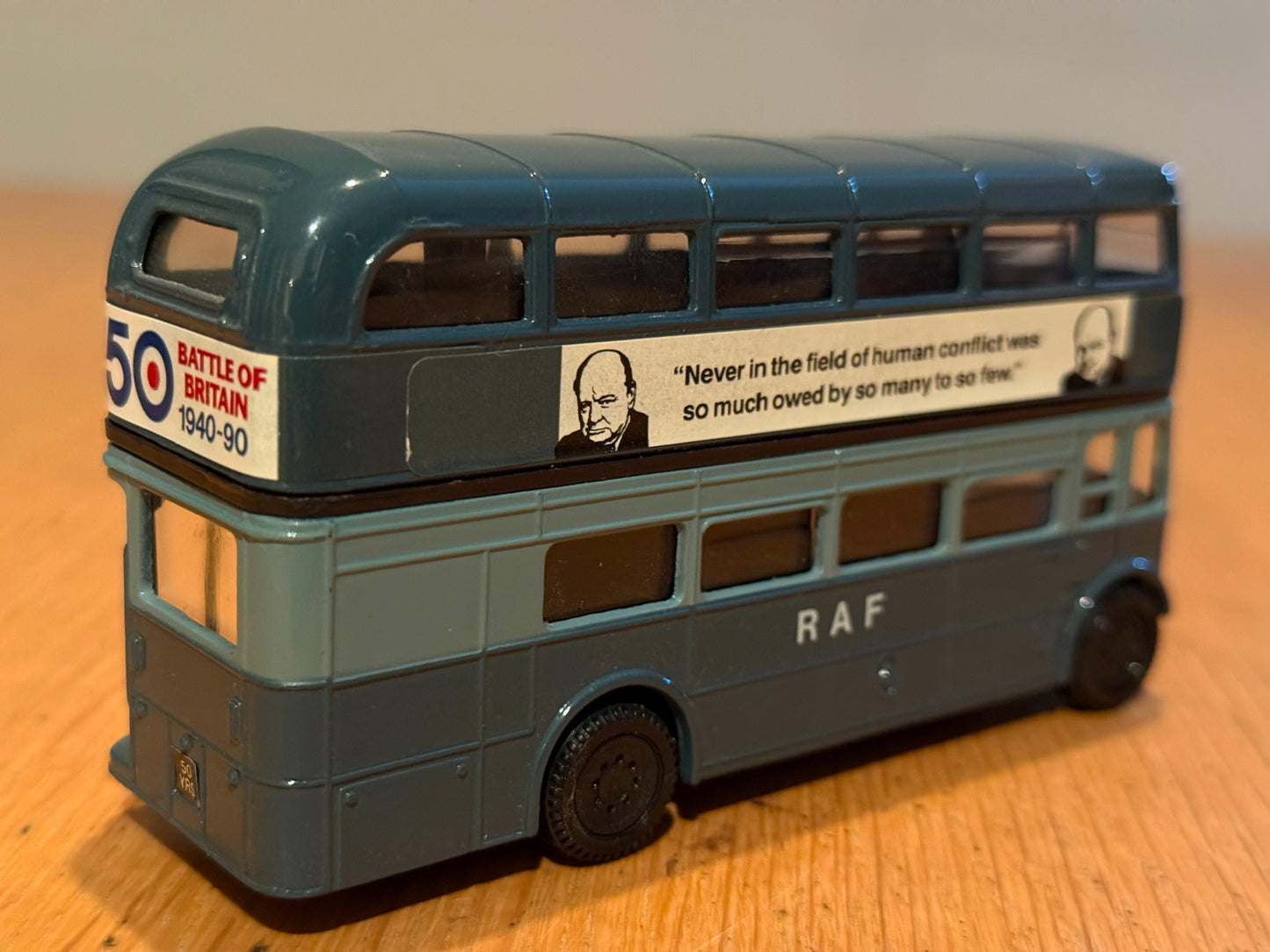 Corgi Classic Models D599 - AEC Bus RAF Battle Of Britain 50 Years Diecast Model