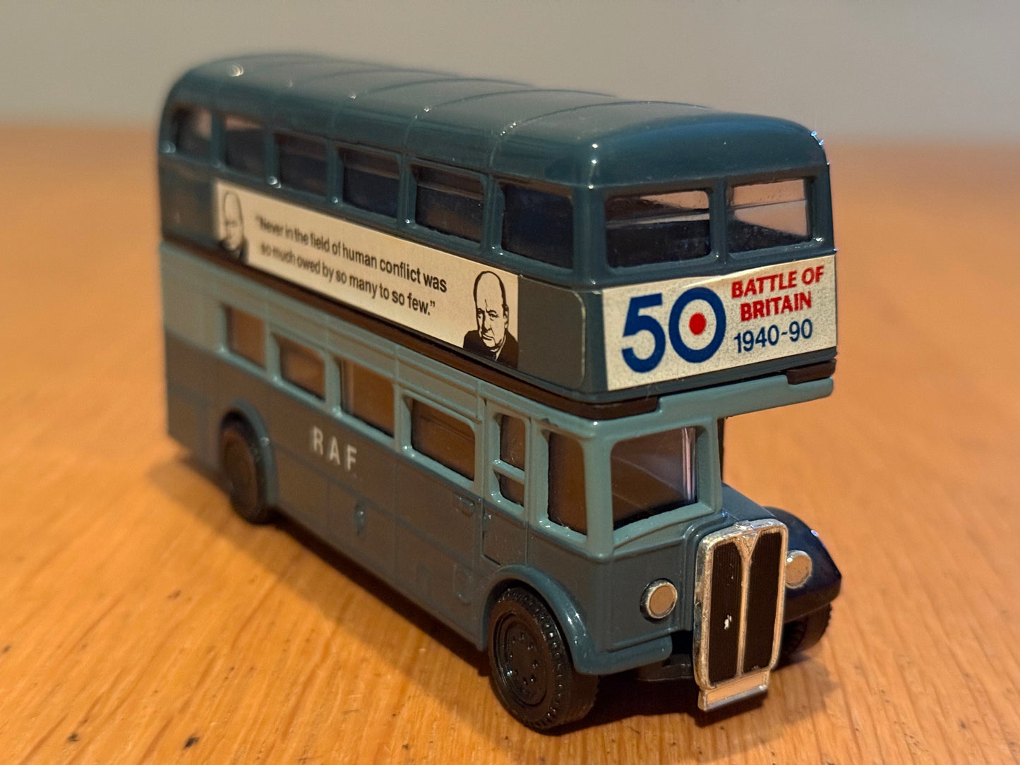 Corgi Classic Models D599 - AEC Bus RAF Battle Of Britain 50 Years Diecast Model