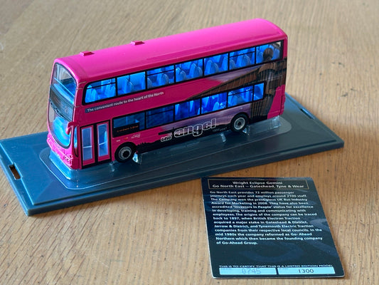 Original Omnibus 1:76 Wright Eclipse Gemini - Go North East Bus. No. 759