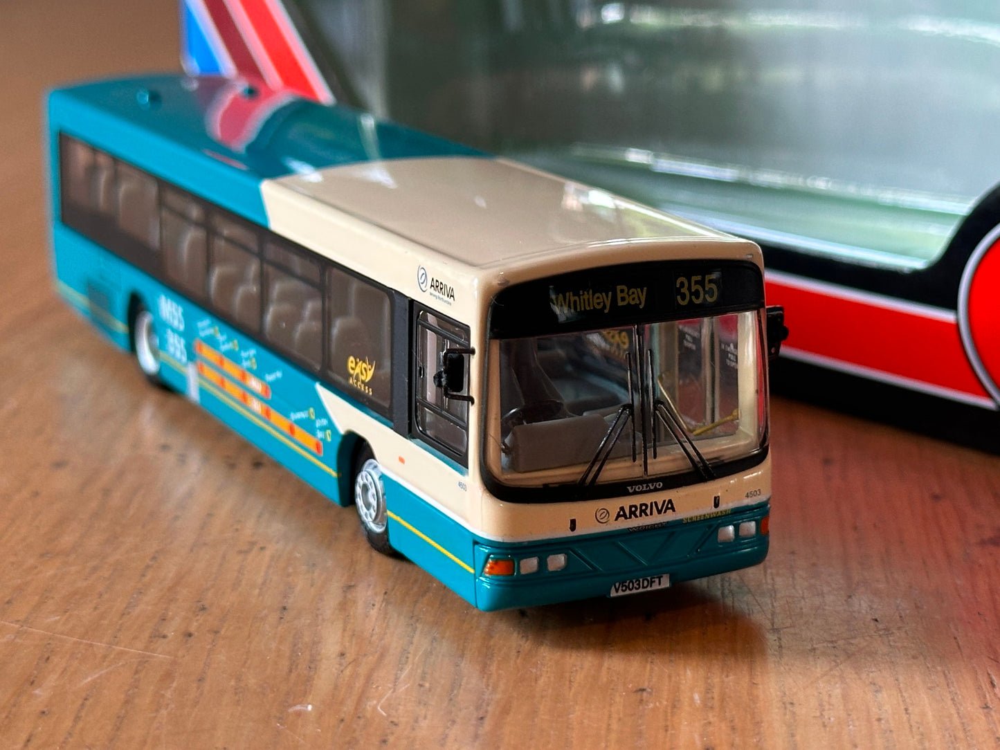 EFE 27605 Wright Volvo Renown Bus - Arriva Northumbria 355 Whitley Bay - Rare