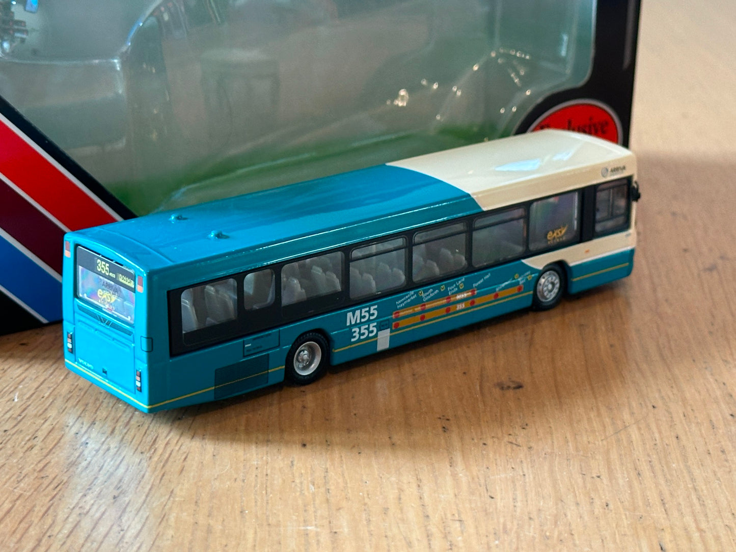 EFE 27605 Wright Volvo Renown Bus - Arriva Northumbria 355 Whitley Bay - Rare