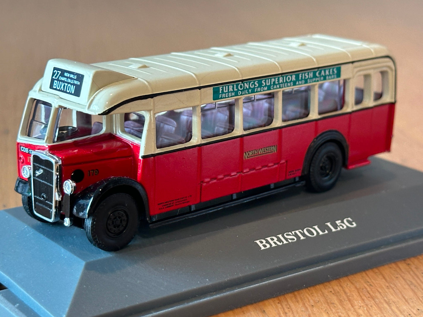 Corgi 97867 - 1:76 Bristol L5G - North Western Road Car Co  - Route 27 Buxton