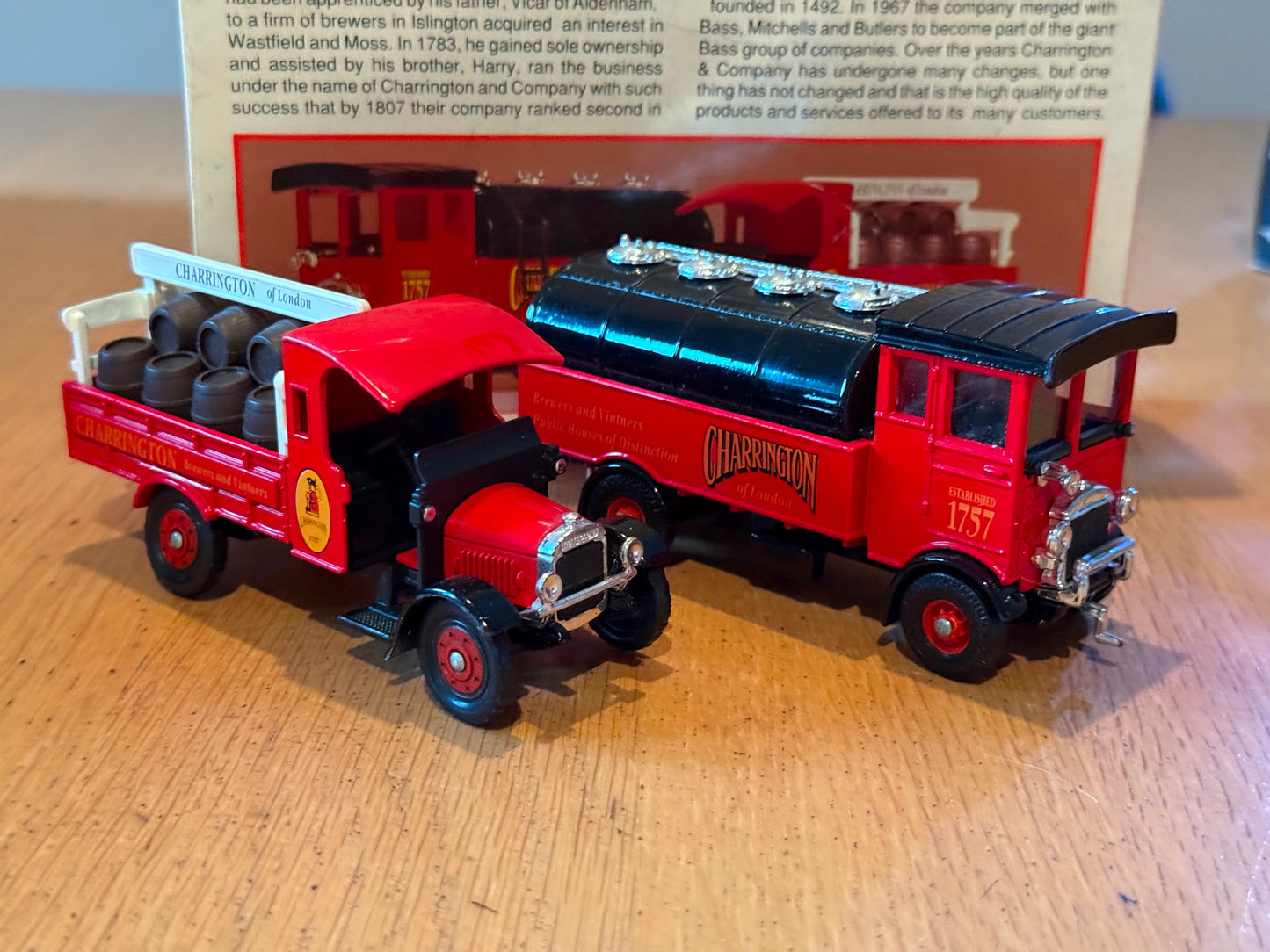 Corgi Diecast D52/1 - Charrington Brewers Trucks - Limited Edition