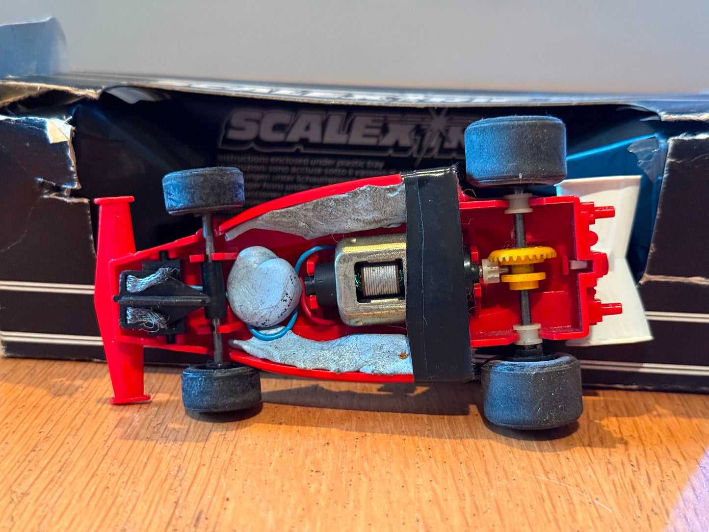 Scalextric 1/32 Slot Car - C124 Ferrari 312T F1 - Missing Underfloor
