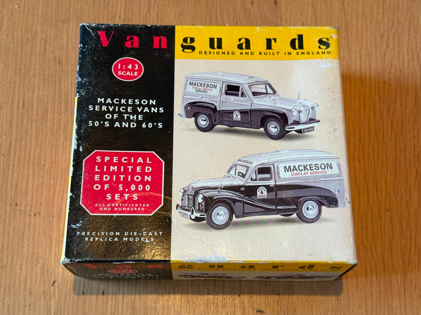 Corgi Vanguards 1:43 Mackeson Service Vans of the 50s and 60s