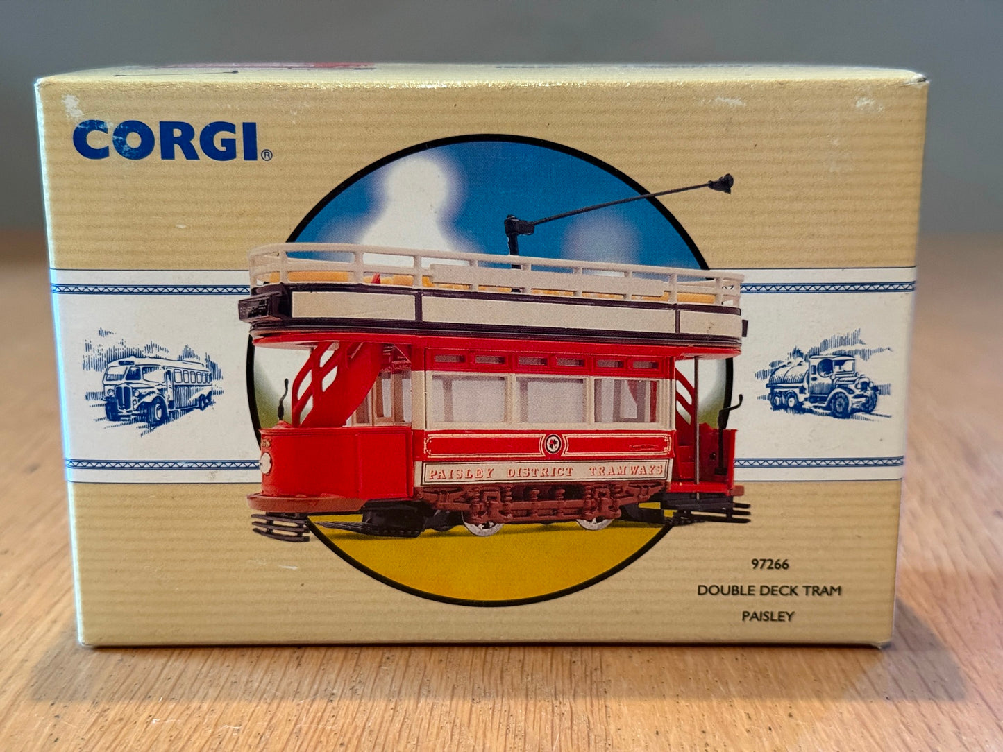Corgi Tramway Classics 1:76 97266 Paisley Double Deck Tram