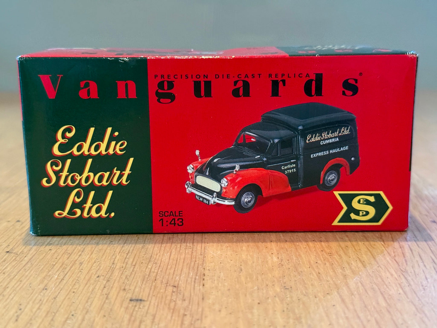 Corgi Vanguards 1:43 Eddie Stobart Morris Minor Van - VA01116