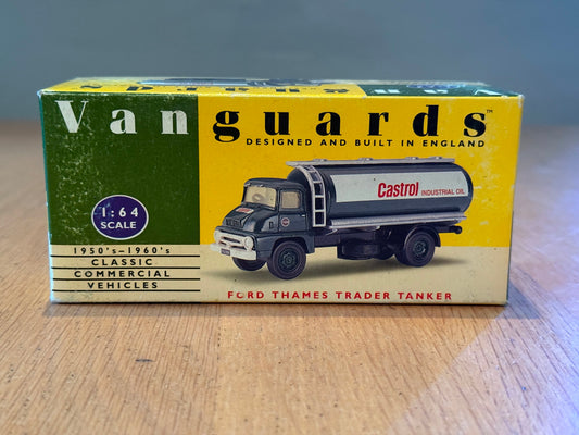 Corgi Vanguards 1:64 Ford Thames Trader Tanker - Castrol Industrial Oil