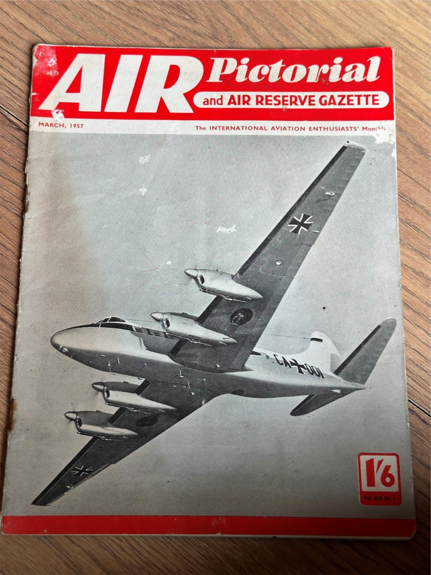 Air Pictorial and Air Reserve Gazette Magazine - March 1957