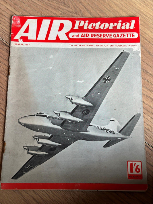 Air Pictorial and Air Reserve Gazette Magazine - March 1957