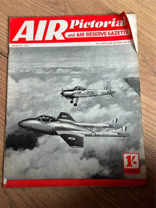 Air Pictorial and Air Reserve Gazette Magazine - August 1954