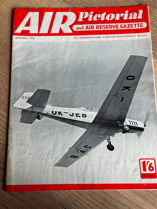 Air Pictorial and Air Reserve Gazette Magazine - January 1958