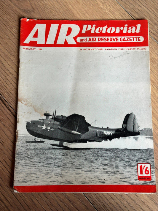 Air Pictorial and Air Reserve Gazette Magazine - February 1956