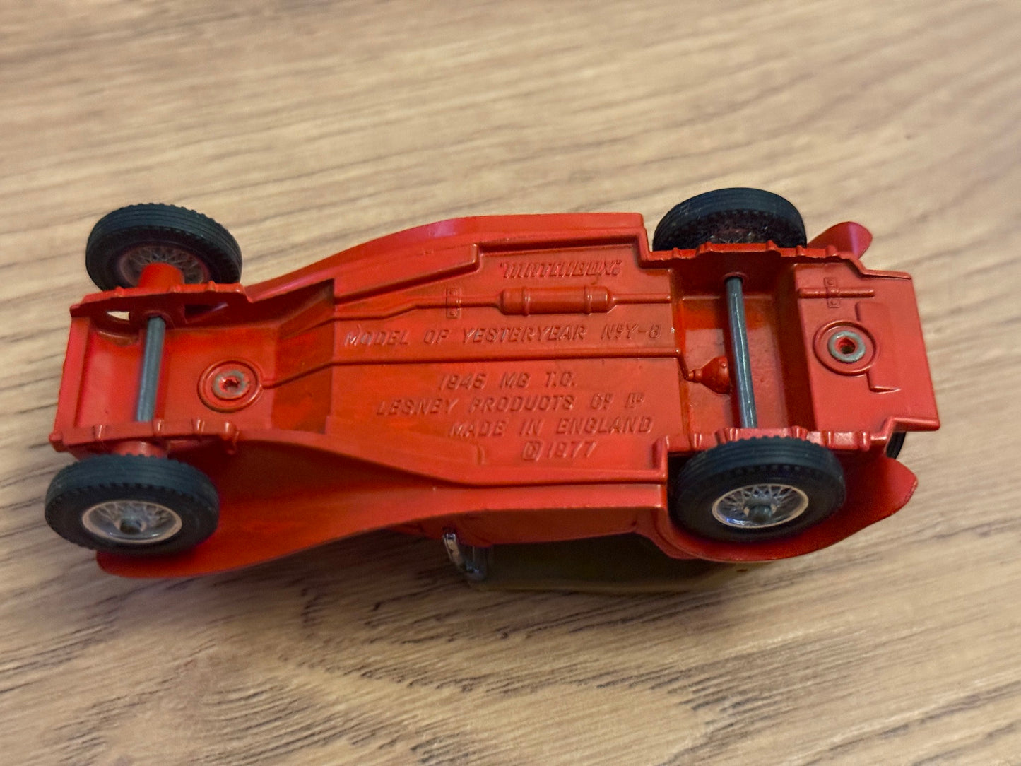 Original Matchbox Models of Yesteryear  - Y-8 1945 MG TC sports car