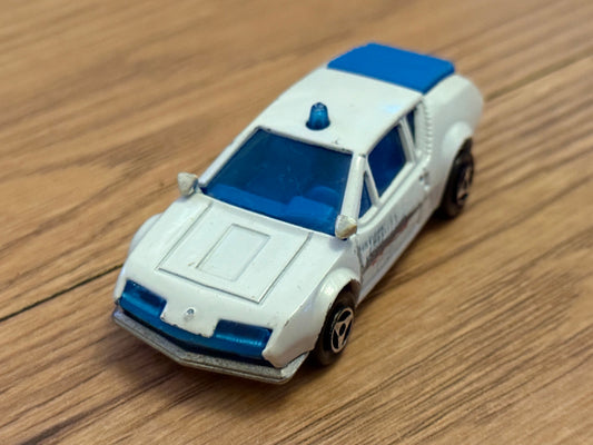 Diecast Majorette No. 219 Alpine A310 - Playworn (Missing SOS Stickers)