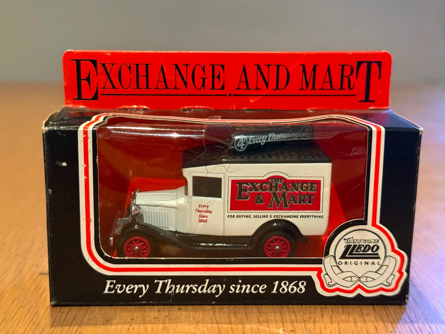 Lledo Days Gone DG13028 - Model A Ford Van, Exchange & Mart, Since 1868