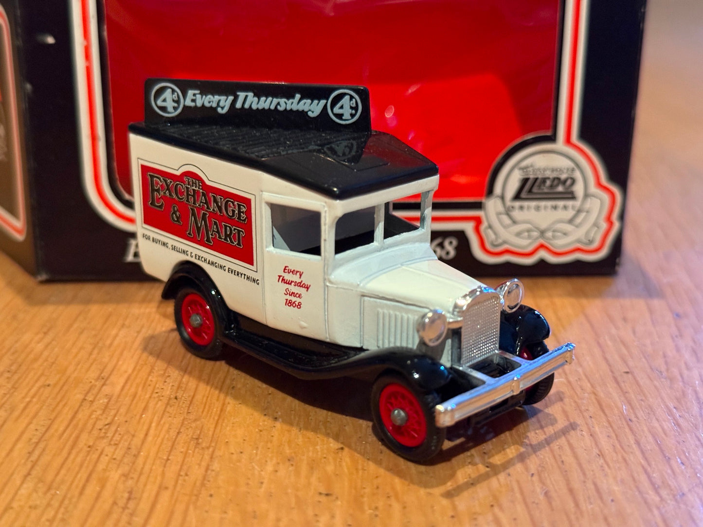 Lledo Days Gone DG13028 - Model A Ford Van, Exchange & Mart, Since 1868