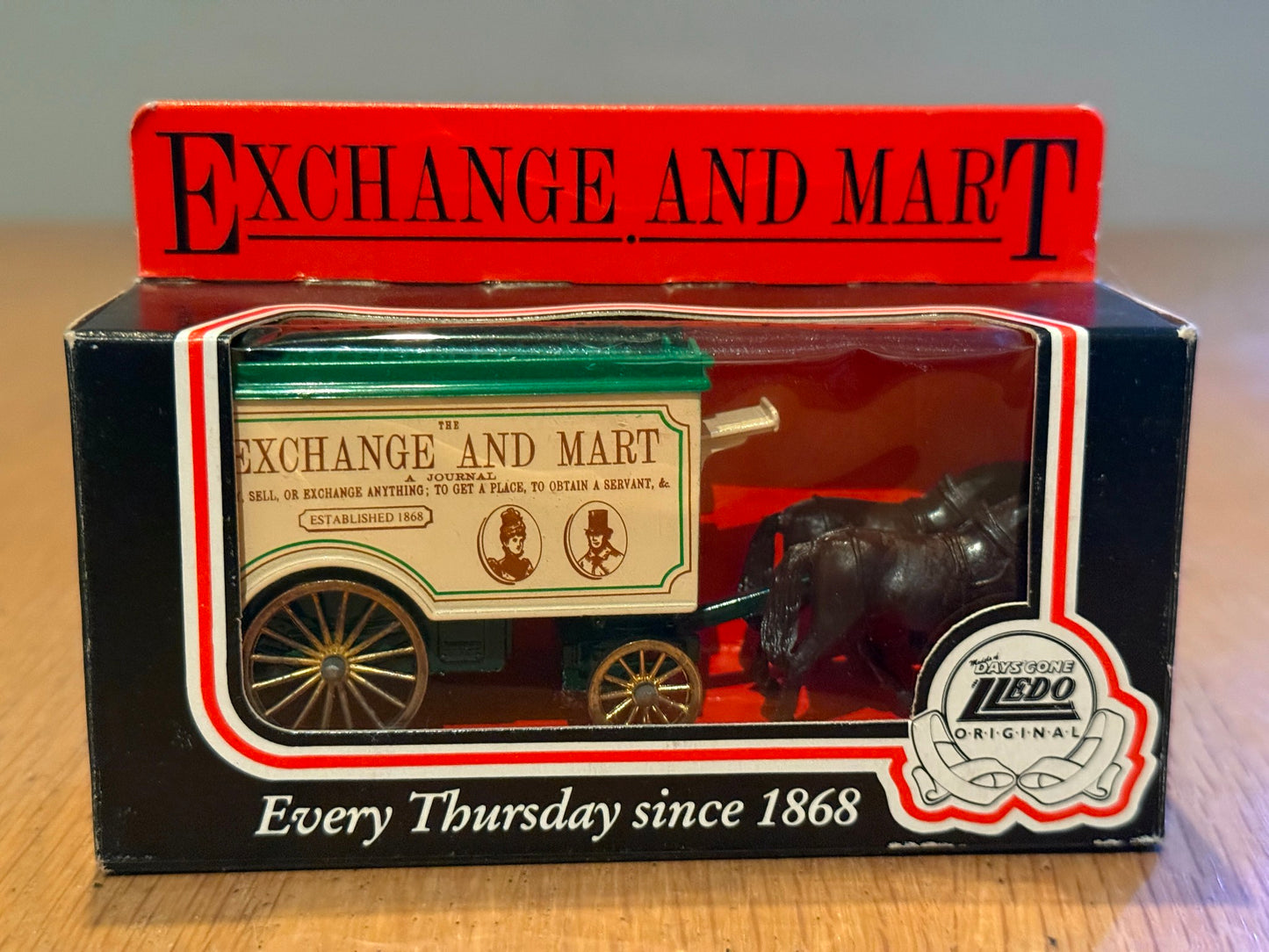 Lledo Days Gone LP11003 - Horse Drawn Removal Van, Exchange and Mart
