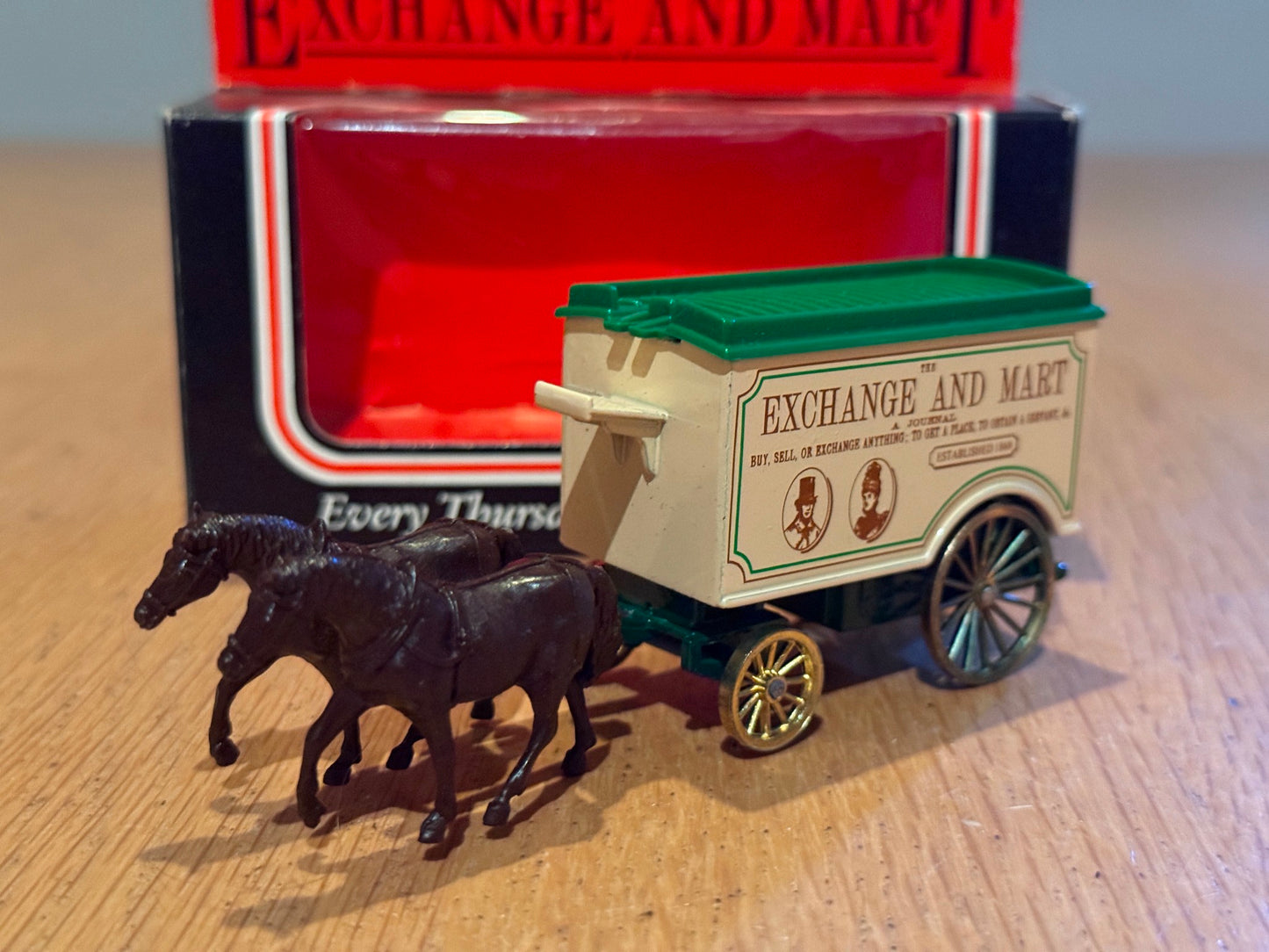 Lledo Days Gone LP11003 - Horse Drawn Removal Van, Exchange and Mart