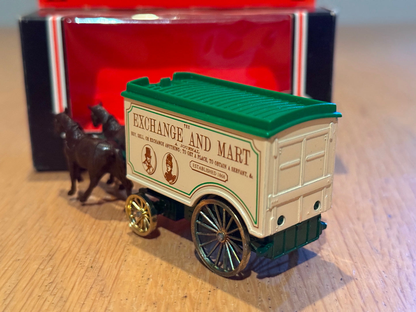 Lledo Days Gone LP11003 - Horse Drawn Removal Van, Exchange and Mart