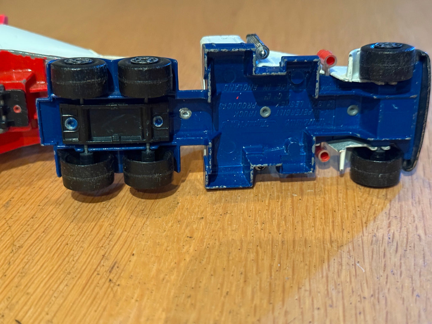 1974 Matchbox Superkings Peterbilt with Trailer form a different tractor