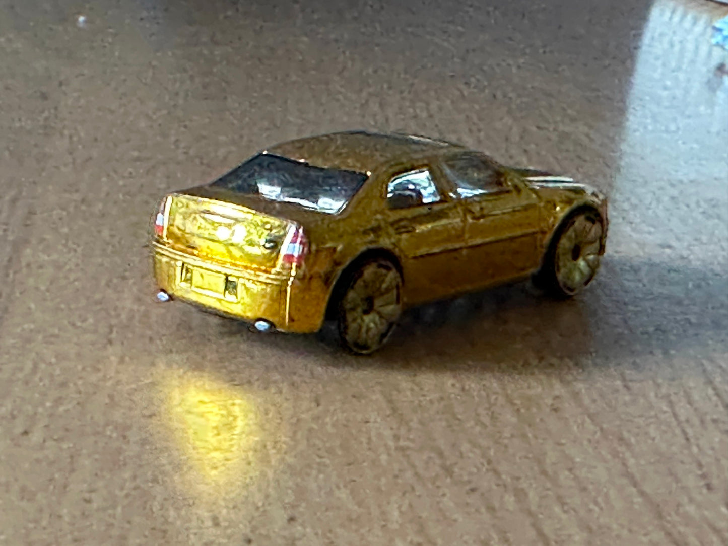 Hot Wheels Diecast Model - DCC Gold Chrysler 300C Hemi - Rare