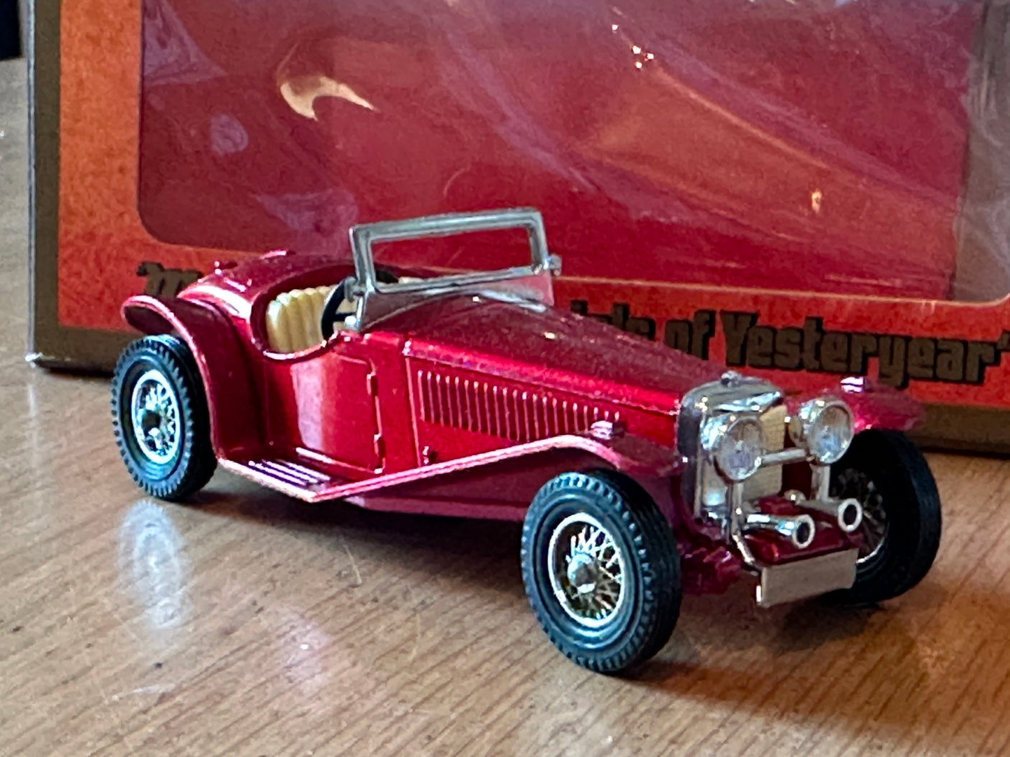 Matchbox Models of Yesteryear Y3 1934 Riley MPH 1:35 Die Cast Car Red (1973)