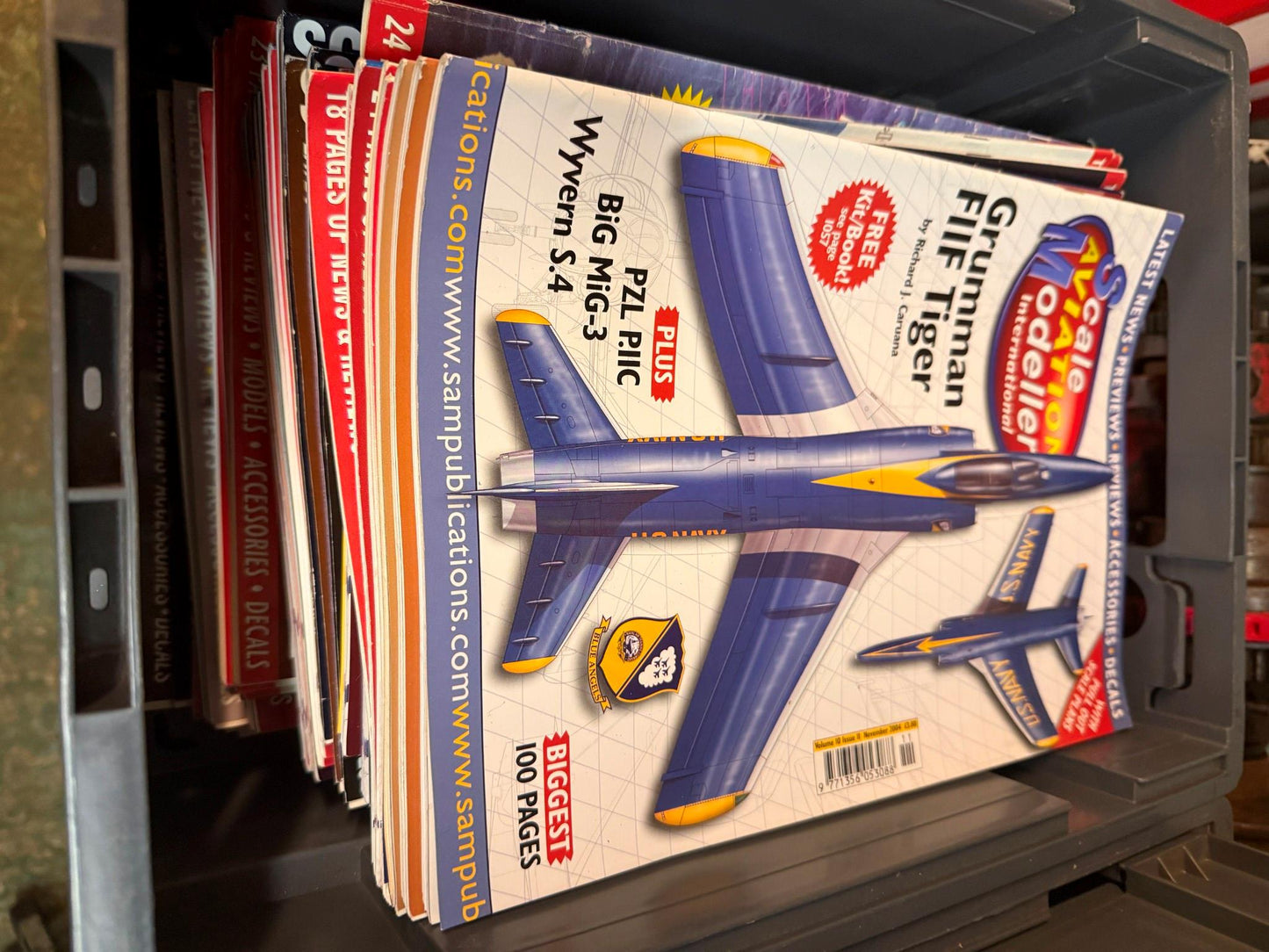 Auction Lot: Around 70 Scale Aviation Modeller Magazine  1980s, 1990s and 2000s