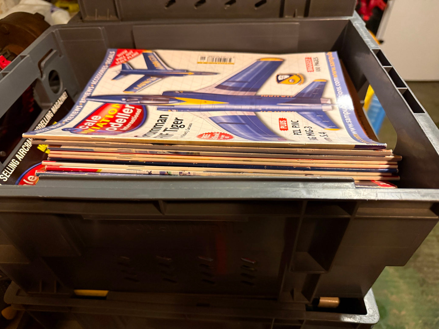 Auction Lot: Around 70 Scale Aviation Modeller Magazine  1980s, 1990s and 2000s